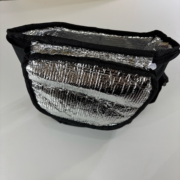 LEEDS Mayfair 12 insulated Cooler Lunch bag Black - Picture 7 of 12